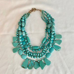 Chico's Turquoise Stone necklace
